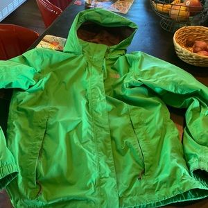 Northface rain coat